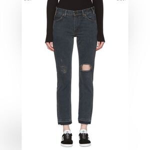 LEVI'S STRAUSS & CO 505 C Straight Cropped Jeans Size W27 L27 Grey